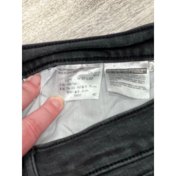 Levi's Women's‎ Straight Stretch Mid Rise Easy Fit Straight Leg Jeans Black - Picture 10 of 11